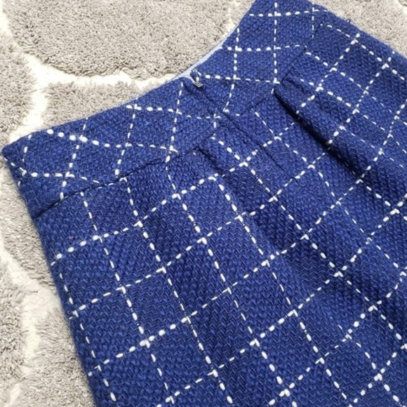 Anthropologie Maeve Converging Bits Plaid Skirt 8 - Picture 6 of 8